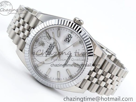 MiroTime 0112 Datejust 41mm 126234 904L Steel HGF 1:1 Best Edition White Dial on SS Bracelet VR Compact 1464